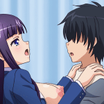 ane chijo max heart animated animated gif screen capture 1boy 1girl bounci