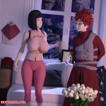 Porn comic NTR Hinata. DarkFaust. Sex comic milf Hinata was