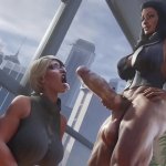 3D SFM Futanari Cum Compilation