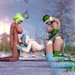 Big Boobs Futanari 3D Animation