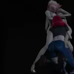 Ino Futa Sakura futa Double Blowjob to perfect taker watch online
