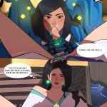 X- Valorant Hentai: Sage And Pharah TheRedHoodBunny
