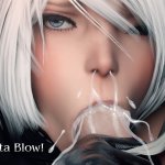 Futanari Cum in Android Futa Blow! by Red404