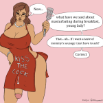 Futa Milf Evelyn Cooking by athorment on Newgrounds