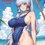 MoMoD X:ss: Ayaka Genshin Impact futa futanari futanaricommunity AI AIArtworks