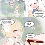 Teyvat Virgin Slayer Lumine comic porn