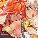 Post Xilonen x mavuika Futa WIP genshin impact by AcidRaiN from Pixiv Fanbox