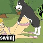 Dog Mr Pickles cartoon porn playing with Mrs Goodman