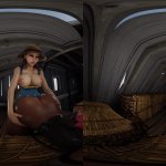 Big Booty Ebony Calamitys Ranch Duties With Futa Sunflower