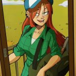 Gravity Falls.. Wendys Visit. Swain Art.