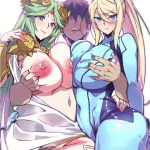 Palutena And Zero Suit Samus Gif 35397