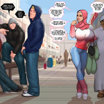 Arab Hijab Cartoon