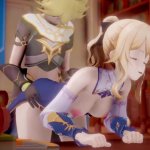 Jean Office Genshin Impact 3D HENTAI For Funs DEMO