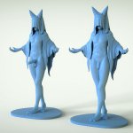 Night Maiden malefuta figurines 3D 3D-Cults