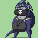 Blair the Thicc Goth Dragon Futa GF Info by WhipCream50 on DeviantArt