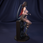 Futa Jane Doe From Zenless Zone Zero STL File for 3D printingCults