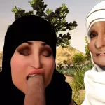 Muslim Affair 80 Yo Woman and Her 31 Yo Daughter vs 81 Yo Men and His 35 Yo Son
