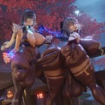 HoldingNuts on X: Yelan milking ganyu
