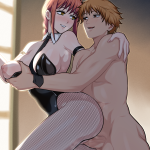 Denji and Makima