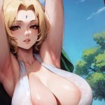 Tsunade saves a village by fucking you