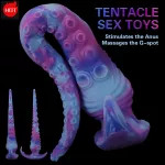 Extra Long Octopus Tentacle Anal Dildo Butt Plug