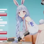 Moona caught by Futa Pekora
