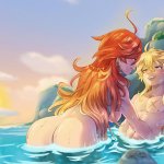 Mavuika and Aether in a Hot Bath