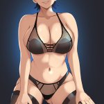 Komi Shuuko Black Lingerie Komi-san Wa Komyushou Desu