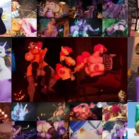 MLP Futa Wall Collage Compilation
