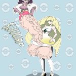 g4 :: Pokemon futanari cockvore Lusamine X Wicke by hornynego