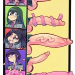 ochako uraraka horsecock futanari animal genitalia medium hair size chart