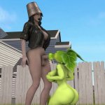 Plants Vs Zombies Peashooter pvz Big Ass 3d
