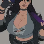 Futa taking a piss in an alley way