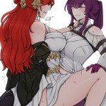kafka and himeko honkai and 1 more drawn by anafuu