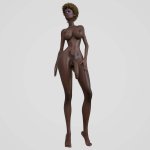 3D Female Futanari Scarlet by Diginal