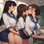 pasart 3futas french kiss futa on futa futanari
