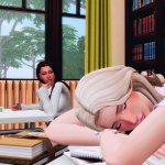 futanari student seduced and fucked her classmate hard in the classroom sims me hentai