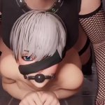 Your Futanari Android 2B teaches 6 Beta to love dicks Hentai Femdom JOI Futanari Multi Players Anal Oral...