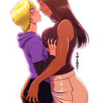 Interracial Female Led Couple Futa on Male by MIKKINSFW
