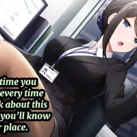 HENTAI JOI Gehoorzaam je baas en maak haar voeten schoon femdom vernedering voeten