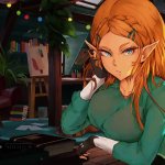 Hentai JOI Zelda Plays a Cards Game With Your Cock! JOI Game Edging Anal Countdown