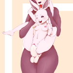 haru beastars juno beastars beastars absurdres highres tagme 1futa 1girl breasts feet furry futa with female futanari medium breasts nipples nude rabbit sex soles testicles vaginal wolf