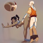 Aang and Korra