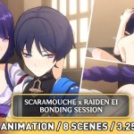PastaPaprika Raiden Ei x Scaramouche ANIMATION HD