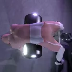 Blonde Girl on a BDSM Sex machine : 3D Porn