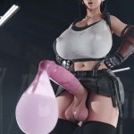 Tifa Condom Cum!Milkygirls