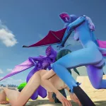 Getting Spit Roasted by Futa Monster Girls Sapphire Safari V 24 Animation