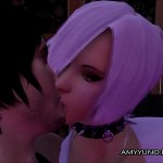 3D Pink Scene Emo Futa Girl With Guy Fucks HOT And HEAVY!
