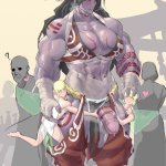 Zohanmohan on X: Futa monk gets harassed musclewaifu muscle