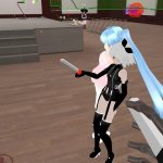 First time learning futanari in VR Chat